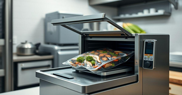 Máquina de embalar a vácuo profissional é a solução ideal para conservar alimentos e otimizar seu armazenamento